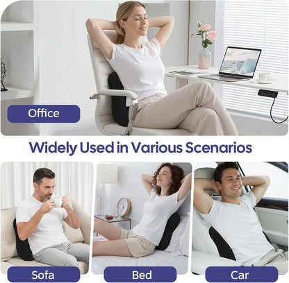 Lumbar Support Pillow for Couch, Back Support Pillow for Chair