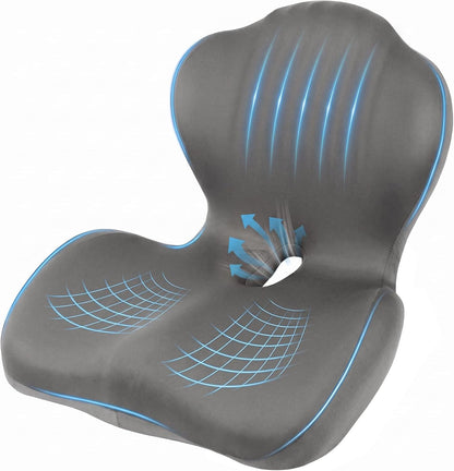 Car Seat Cushion Office Chair Cushion with Lumbar Support Pillow
