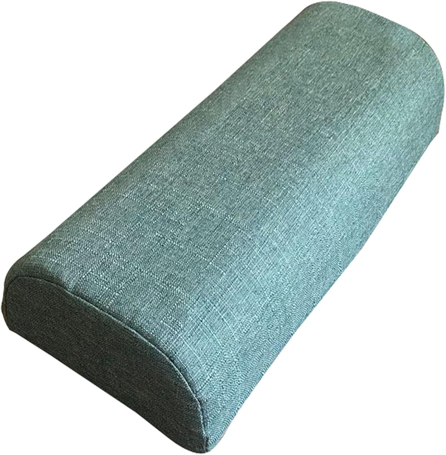 Knee Pillow Half Moon for Back Sleeping, Knee Wedge Pillow for Back Pain,Body Pillow Leg Pillow for Side Sleeping, Knee Bolster Pillow for Legs Support, Half Moon(17,45x18x10cm/18x7x4in)