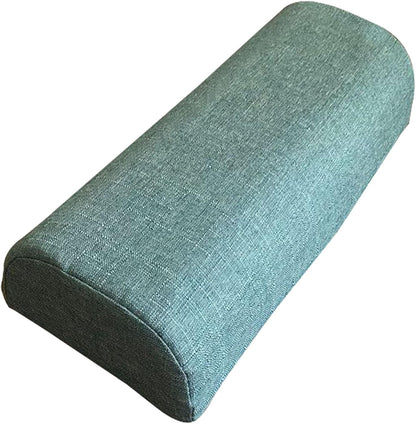 Knee Pillow Half Moon for Back Sleeping, Knee Wedge Pillow for Back Pain,Body Pillow Leg Pillow for Side Sleeping, Knee Bolster Pillow for Legs Support, Half Moon(17,45x18x10cm/18x7x4in)