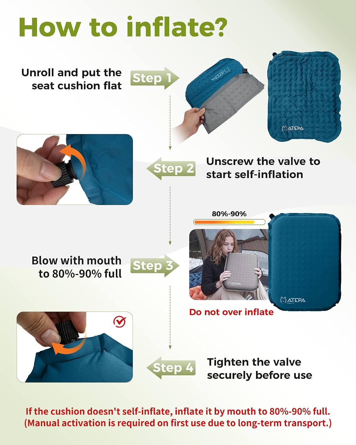 ATEPA Inflatable Seat Cushion