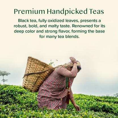 VAHDAM, Assorted Herbal Tea Sampler (18 Tea Bags, 9 Flavors) Caffeine-Free, Non-GMO | Double Infusion, Individually Enveloped Tea Bags | Herbal Tea Assortmen