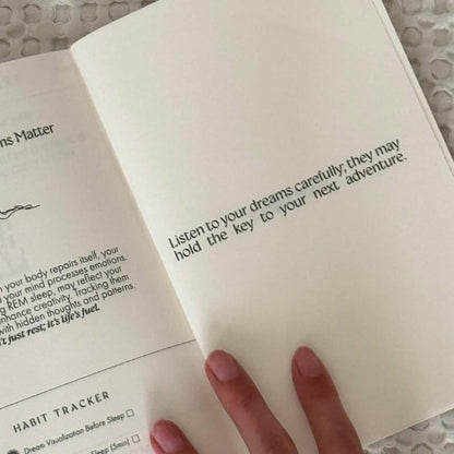 Dream Tracker – Guided Dream Journal for Women | Self Discovery & Emotional Healing Notebook for Lucid Dreaming, Sleep Reflection, and Subconscious Awareness