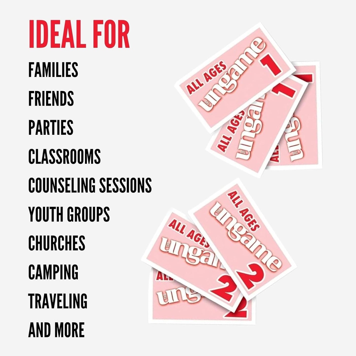Pocket UNGAME - Seniors Edition - Non-Competitive Card Game for Seniors to Discuss, Share Values & self Express - Take a Walk Down Memory Lane - Age 55+