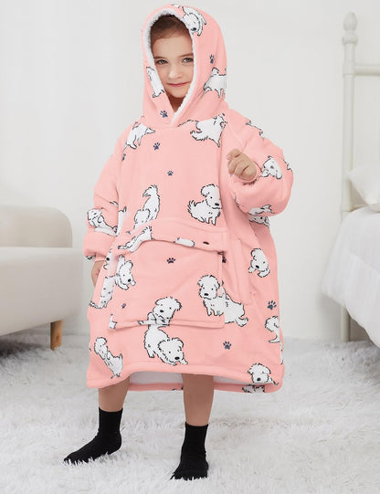 Wearable Blanket Hoodie for Adults With Pocket Strawberry Hoodie | Sherpa, Fuzzy Blanket Hoodie, Oversized Sweatshirt Blanket, Kangaroo Pouch, Cute Birthday Gifts for Sister, Cute Stuff