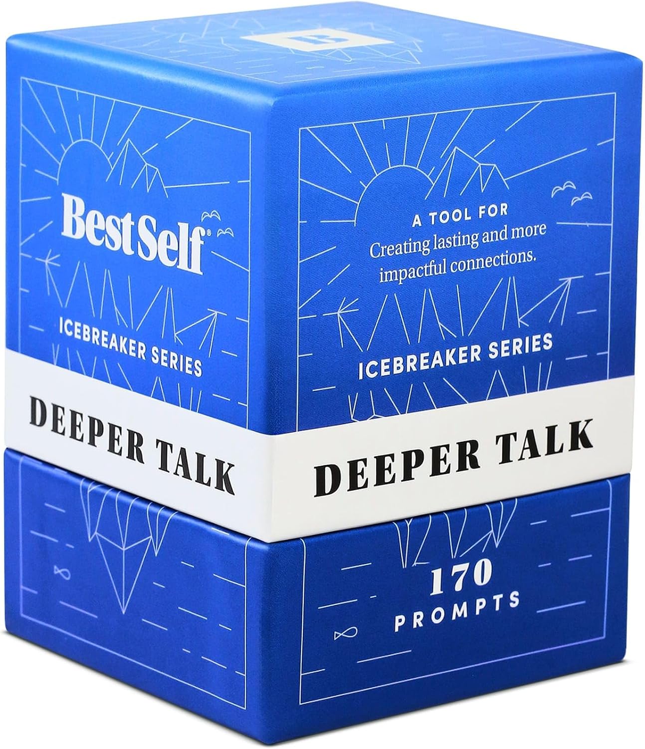 BestSelf Icebreaker Deck | Break barriers at parties, team building & social events — fun for friends, coworkers, dates & families.