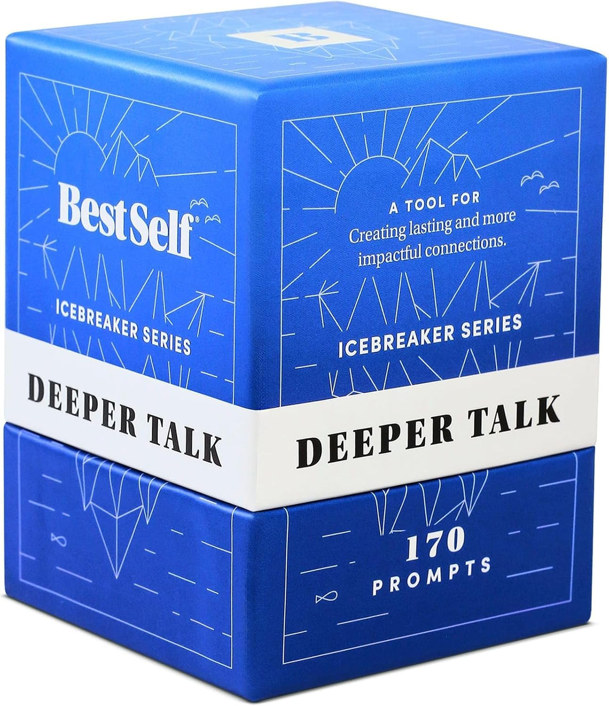 BestSelf Icebreaker Deck – 170 Ice Breaker Cards for Adults, Work & Groups