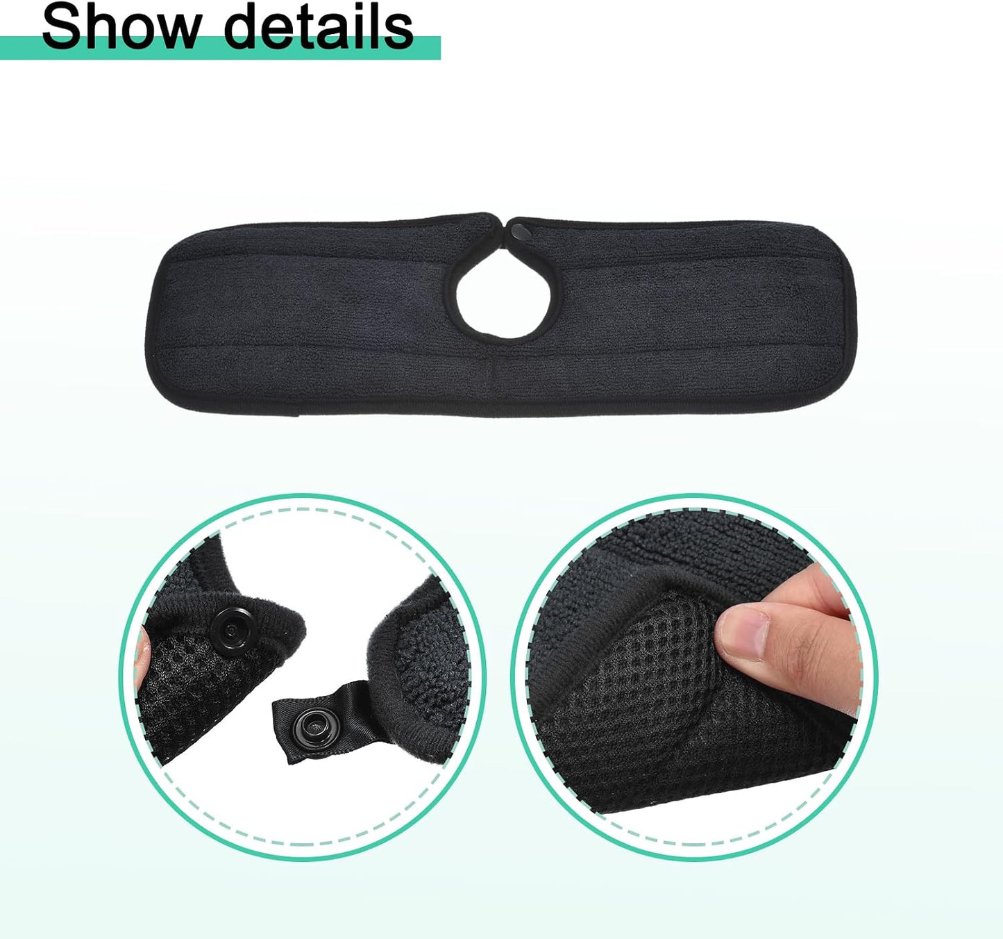 uxcell Kitchen Sink Splash Guard, 2pcs Microfiber Faucet Absorbent Mat, Machine Washable Drip Catcher and Dish Drying Mats for Kitchen, Bathroom, Bar, Black