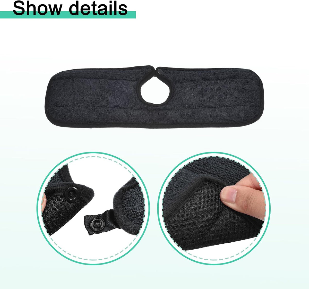 uxcell Kitchen Sink Splash Guard, 2pcs Microfiber Faucet Absorbent Mat, Machine Washable Drip Catcher and Dish Drying Mats for Kitchen, Bathroom, Bar, Black
