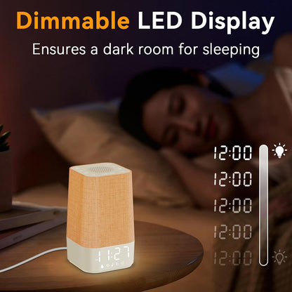 Sunrise Alarm Clock with Sound Machine, Gentle Wake Up Light for Bedroom