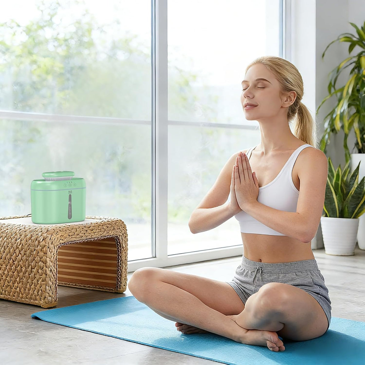 HZD Humidifiers for Bedroom, Large Tank Long Runtime 2L for Baby,Plants