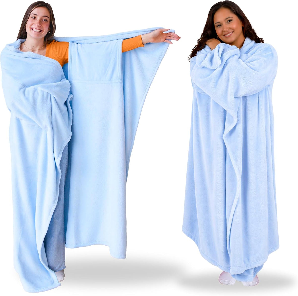 Super Blanky Wearable Blankets for Women & Men, Dorm Room Essentials, Gift for Her, Gifts for Women, Wife Birthday Gift Ideas
