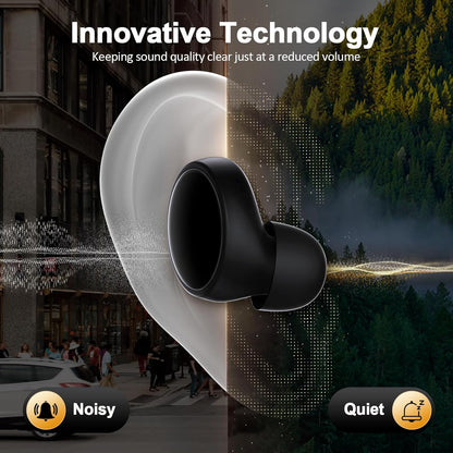 55dB Ear Plugs for Sleeping Noise Cancelling, Noise Reduction Earplugs for Sleep, Snoring, Side Sleepers, Reusable Hearing Protection Ear Plugs for Concerts, Airplane, Silicone Sleep Earplugs (Black)