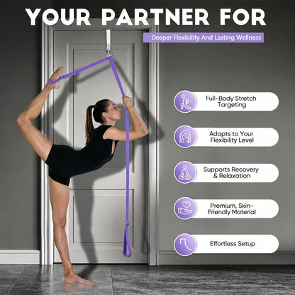 Stretching Strap with Door Anchor Improve Leg Flexibility for Splits