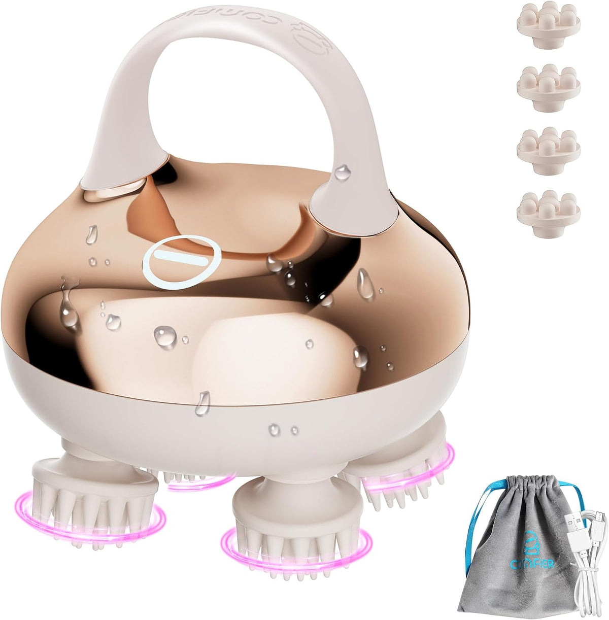 COMFIER Scalp Massager for Hair Growth, Electric Head Massager, Tangle-Free