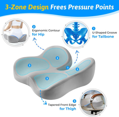 Dreamer Car Seat Cushion for Tailbone & Sciatica Pain Relief