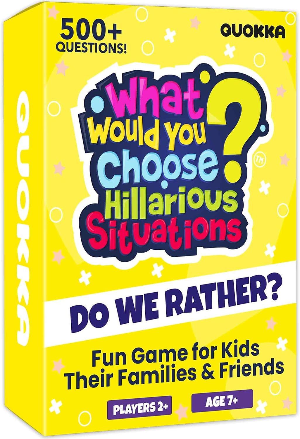 QUOKKA Card Game for Teens, Kids, Adults – 500+ Hilarious Travel & Vacation Scenarios | Funny Getaways What Would You Choose Challenge | Family Nights & Party Game for Friends, Road Trips & Sleepovers