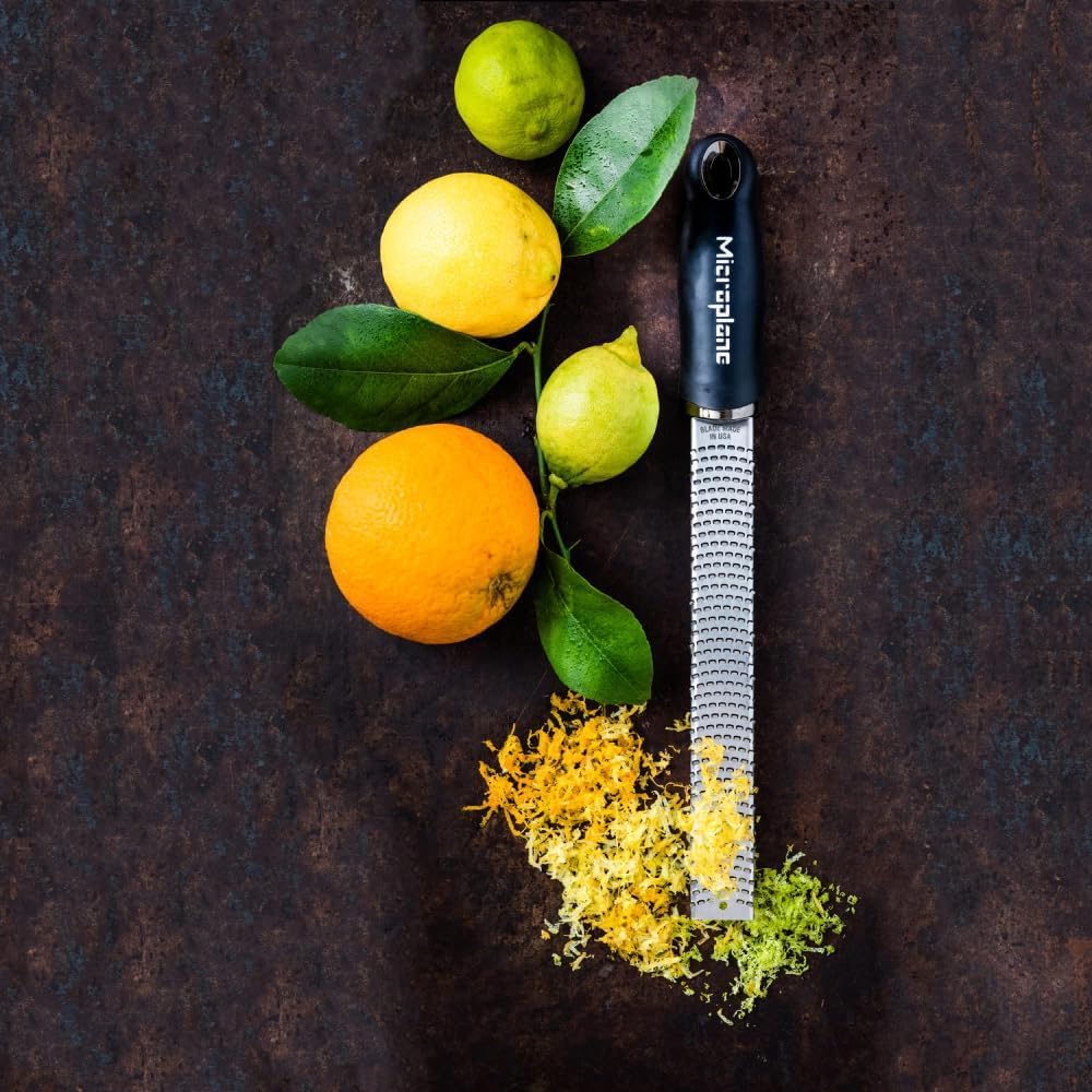 Premium Classic Series Zester - Lipstick Pink | Lemon Zester tool, Hard Cheese & Vegetable Grater | For Citrus, Parmesan Cheese, Garlic, Ginger, Nutmeg | Fine Stainless Steel Blade, Made in USA