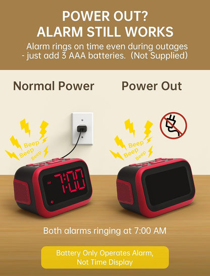 Acedeck Super Loud Alarm Clock: 115dB Wake-Up Power