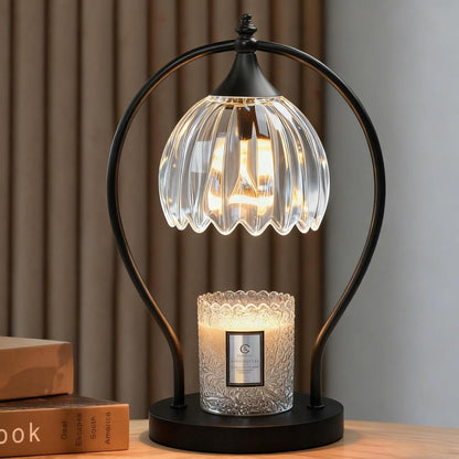 GOODBUY Candle Warmer Lamp with Timer Dimmable: Electric Candle Warmer Birthday Gifts for Women Mom - Candle Lamp Warmer House Warming Gifts New Home Decor - Wax Warmer for Jar Candles with 2 Bulbs