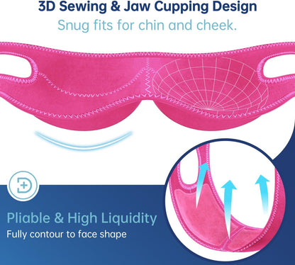 Wisdom Teeth Ice Pack Head Wrap Jaw Face Ice Pack with 4 Gel Packs