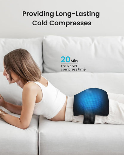2 Ice Packs for Injuries Reusable, Cold and Hot Packs for Injuries, Joint Pain, Muscle Soreness, and Body Inflammation, Adjustable Ice Packs Wraps for Knees, Back, Shoulders, Arms, and Legs