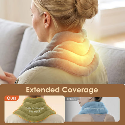 Microwave Heating Pad for Pain Relief, 8 x 18 Grey