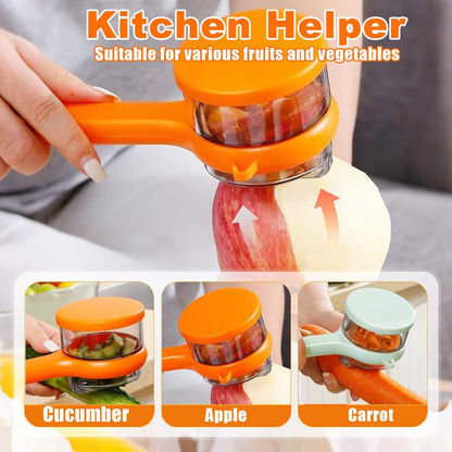 2PCS New Upgrade Fruit & Vegetable Kitchen Peeler with Storage Box -Safe and Efficient Double-Sided Sharp Stainless Steel Blade,Easy to Clean Peeler with Box Storage,Mess-Free Vegetable & Fruit Prep