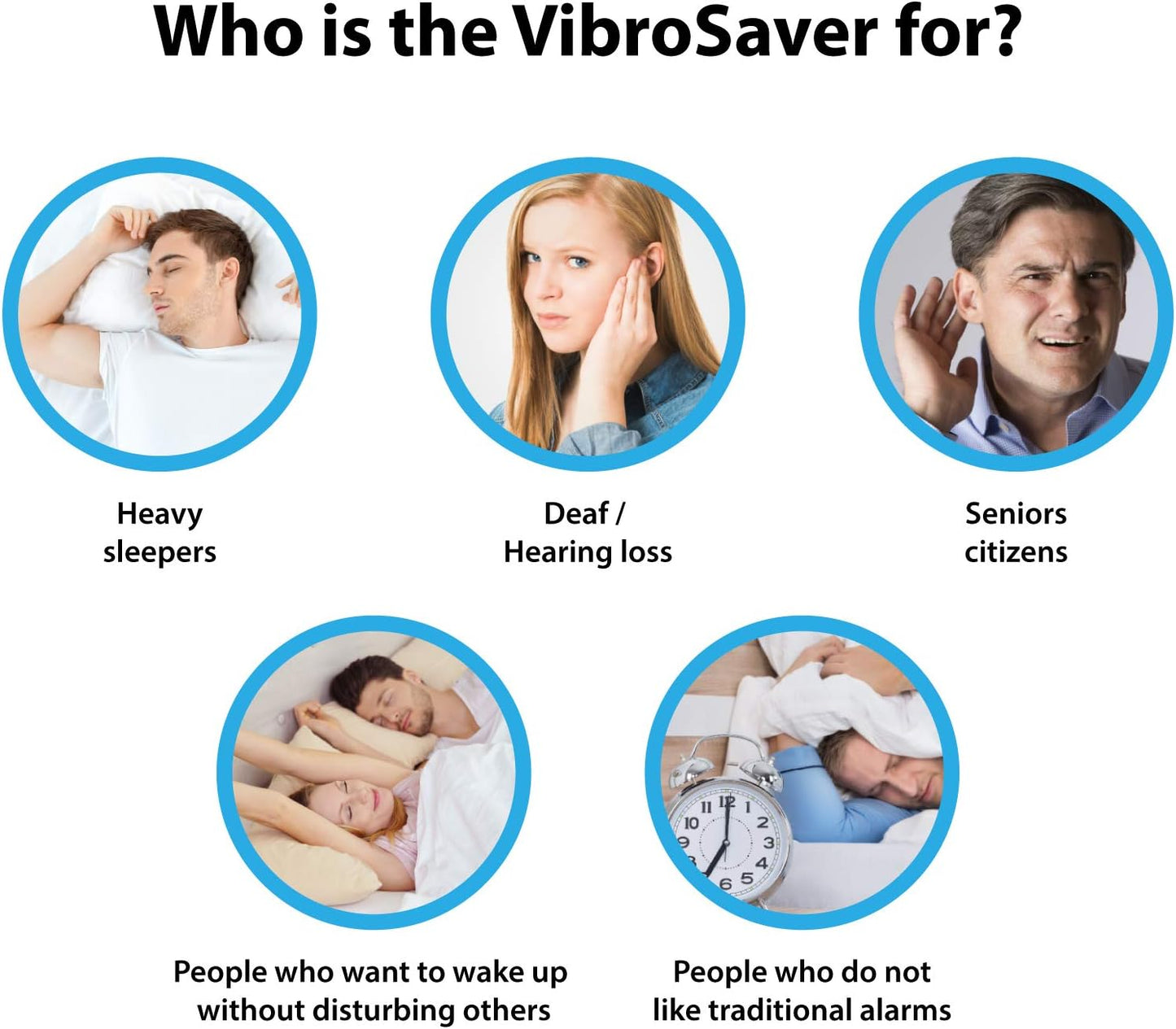 SmartShaker VibroSaver Extremely Strong Vibration Bed Shaker Smart Wi-Fi Alarm Clock with Multiple Alarm & Vibration Settings, Immediate Remote Vibration & Voice Control; For Heavy Sleepers
