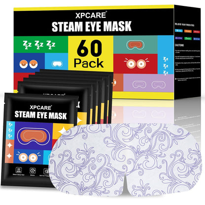 XPCARE 32 Pack Steam Eye Mask Disposable for Dry Eyes Cornea Care-Unscented