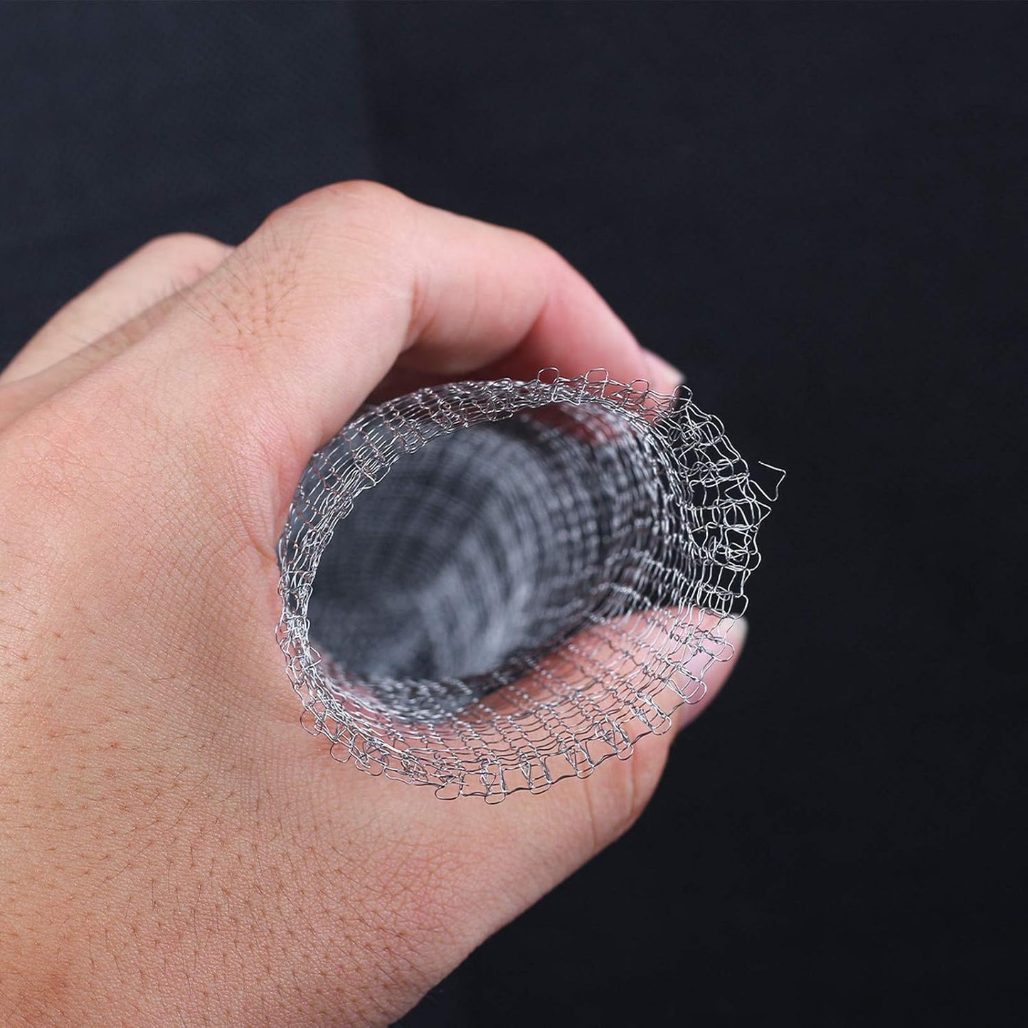 48 PCS Lint Traps Washing Machine Lint Trap Stainless Steel lint Snare Traps Laundry Mesh Washer Hose Filter Washing Machine Lint Snare, Lint Traps Hose Screen Filter Catcher with 48 Nylon Cable Ties