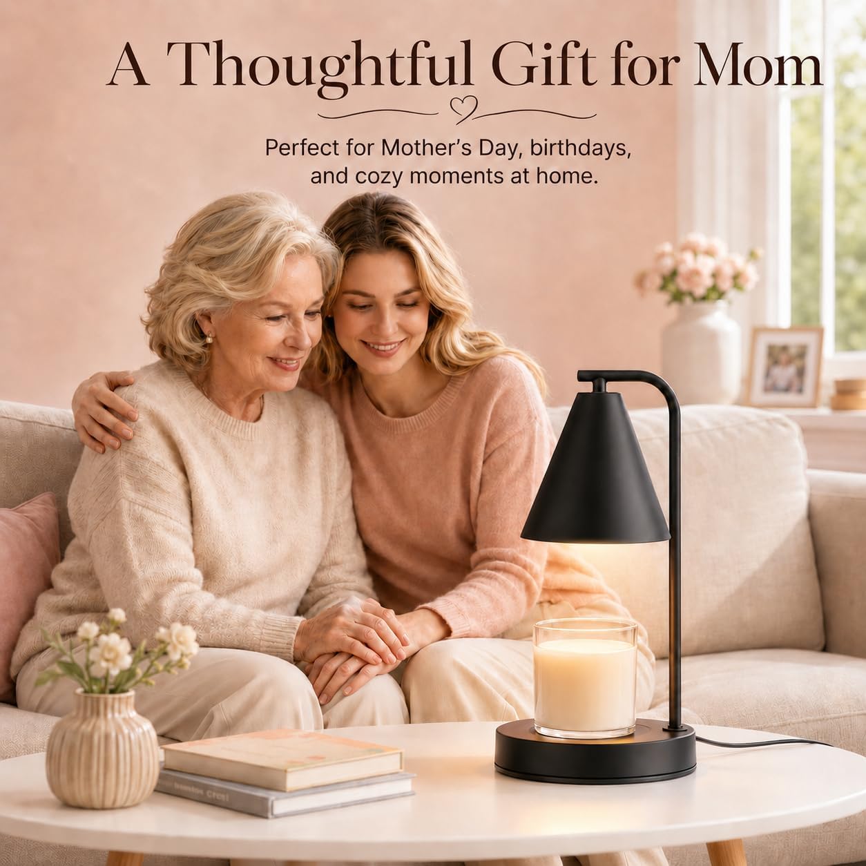 kobodon Candle Warmer Lamp with Timer Dragonfly Electric Candle Lamp Warmer | Birthday for Mom Women Home Bedroom Decor Wax Melt Warmer for Scented Wax with Jar Candles