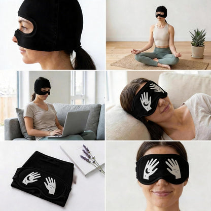 3-in-1 Migraine Relief Cap with Eye Holes