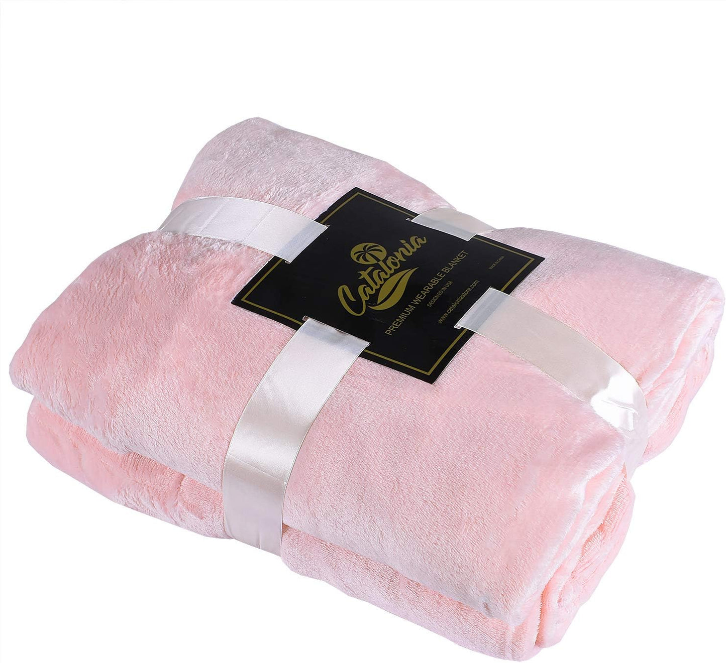 Catalonia Wearable Blanket with Sleeves for Women & Men, Fleece Wrap Throw | Cozy Sleeve Design for Hands-Free Comfort, Perfect for Reading, TV Time & Relaxing, Christmas & Birthday Gift
