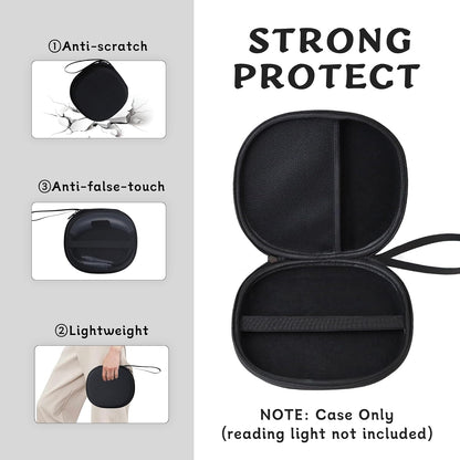 Case for Book Reading Light Compatible with Glocusent & Gritin