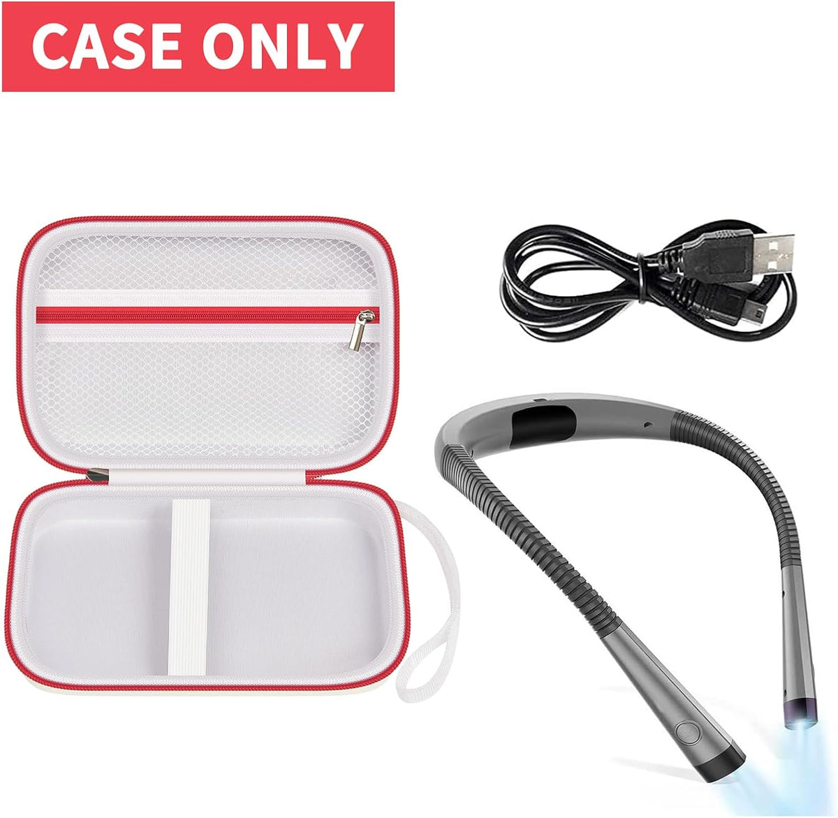 GWCASE Hard Carrying Case for Glocusent for Vekkia LED Neck Reading Lights