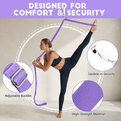 Stretching Strap with Door Anchor Improve Leg Flexibility for Splits