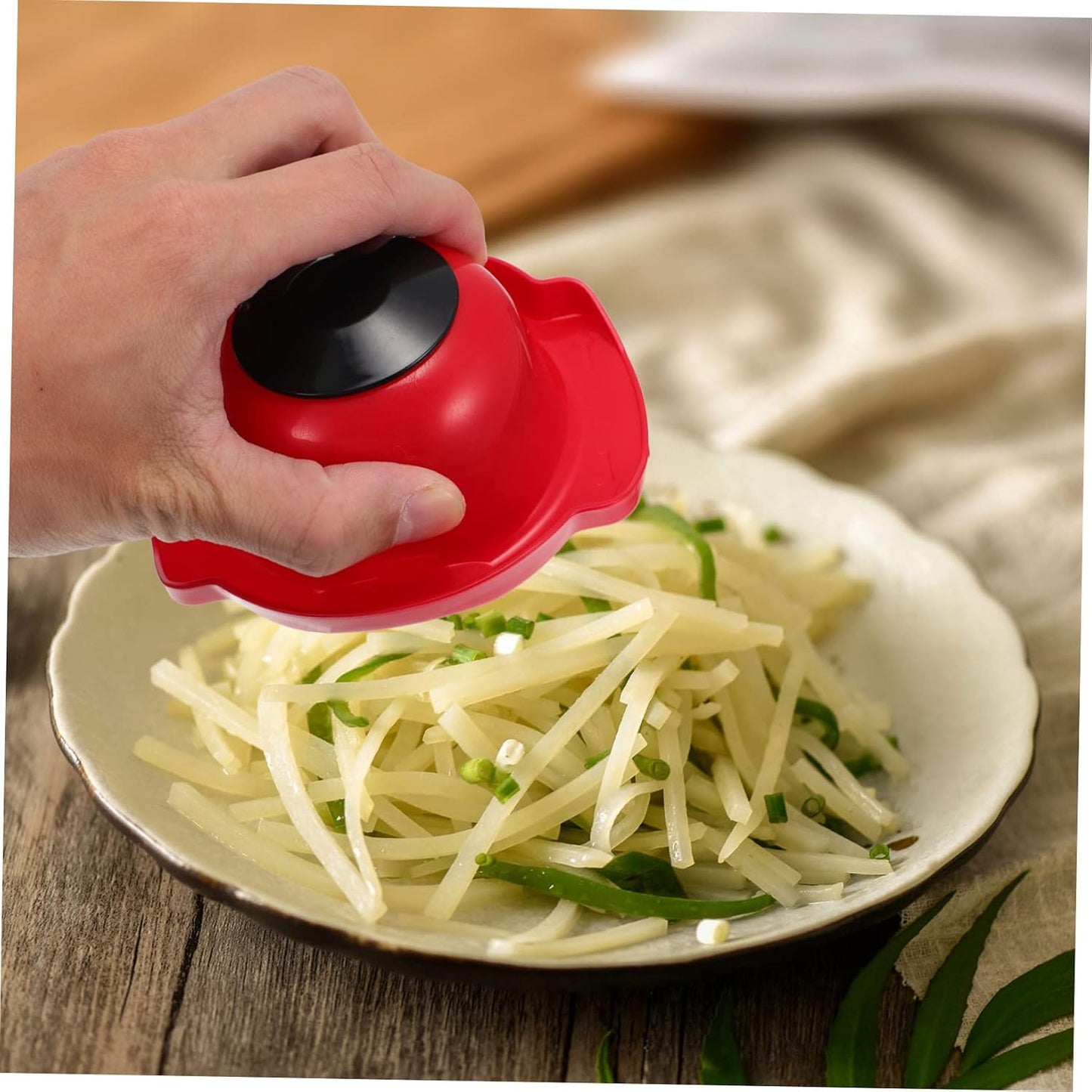 1pc Food Safety Holder Lightweight Finger Protector for Safe Slicing and Cutting Kitchen Guard for Vegetables and Food Prep Easy to Clean and Use