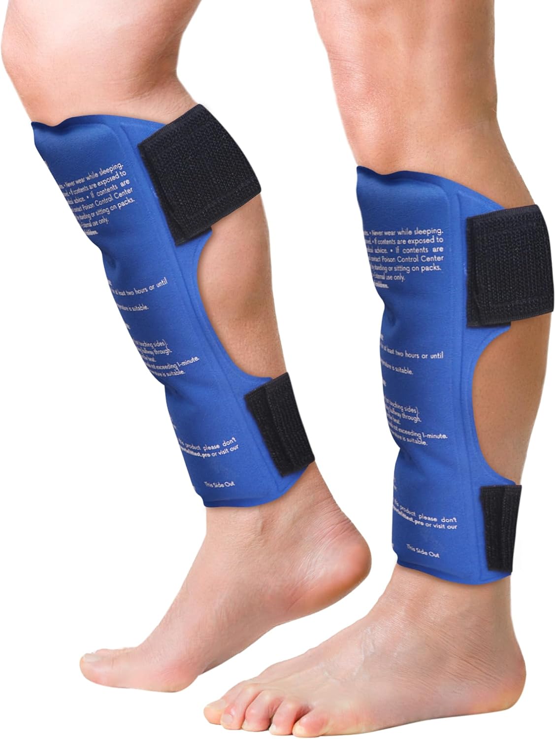 Fittest Pro Ankle Ice Pack Wrap for Swelling, Ice Pack for Injuires Reusable Cold Pack Wrap Hot Cold Therapy Ankle Ice Wrap for Sprained Ankles, Achilles Tendonitis