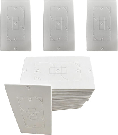 30-Pack Outlet Insulator Pads, EVA Foam Plate Gasket for Wall, Light, Switch Socket Cover Draft Sealer, Energy Saving Home Seal