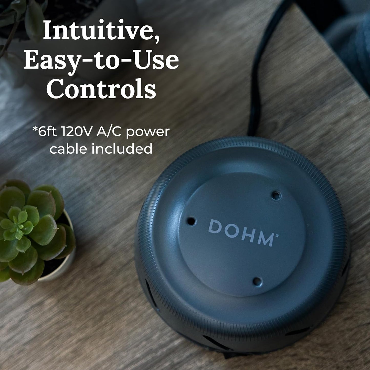 Yogasleep Dohm Uno White Noise Sound Machine, Real Fan Inside for Non-Looping White Noise, Sleep Aid, Office Privacy & Meditation for Adults & Baby, Registry Gift (White)