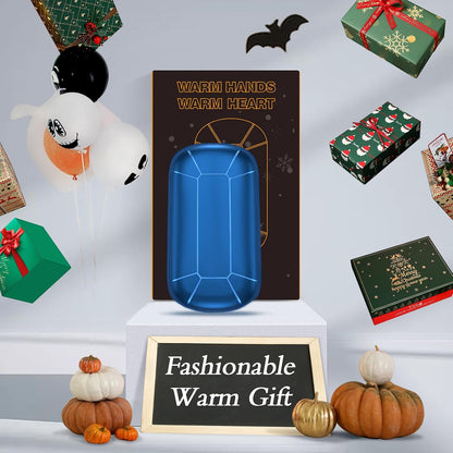 Hand Warmers Rechargeable, Portable Electric Hand Warmer, Double-Sided Heating USB Pocket Heater Therapy Great for Raynauds, Hunting, Golf, Camping, Women Mens Gifts