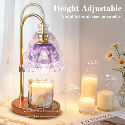 Candle Warmer Lamp with Timer, Christmas Decorations Indoor, Birthday Gifts for Women Mom, Warming Gifts for Office, Dorm, Apartment & New Home Decor