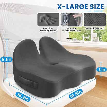 Seat Cushion, Chair Cushions, Memory Foam Office Chair Cushion