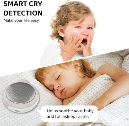 Moonybaby Portable Sound Machine, Baby Sleep Soothe, 9 Soothing Sounds, White Noise, Shush, Sound Therapy and Noise Canceling