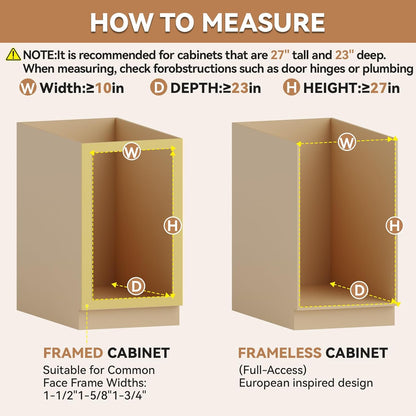 Pull Out Spice Rack Organizer for Cabinet (5" W x 22.3" D x 25.2" H), Sliding Spice Rack for Kitchen Cabinet, Wood Pull Out Cabinet Organizer for Multi-Use