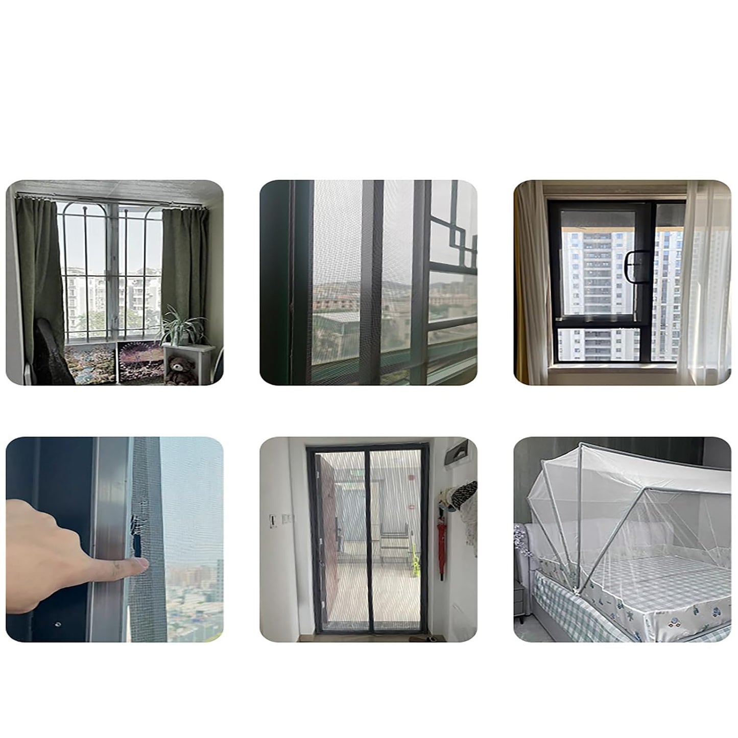 Window Screen Repair Tapes,2.75in x 66FT | Screen Rrepair Kit for Windows or Doors，Strong Adhesive and Breathable，Easy to Cut