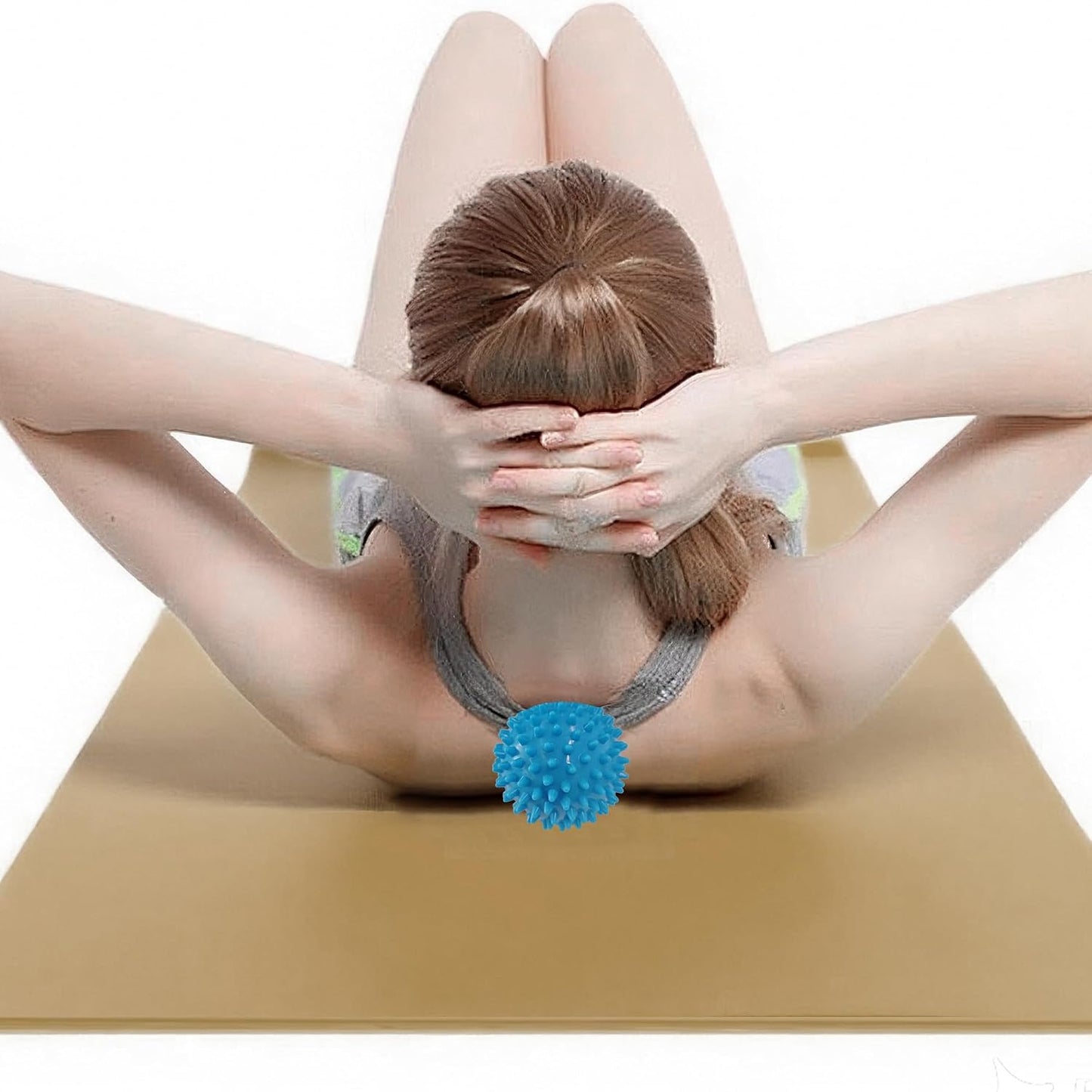 2PCS Firm Massage Lacrosse Balls for Myofascial Release, Muscle Knots, Trigger Point Therapy, Yoga Deep Tissue Massage, Foot Plantar Fasciitis, Muscle Soreness Massager Ball