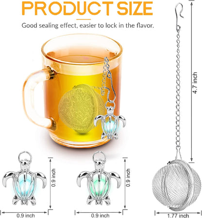 TeaSanavie 2 Pack Halloween Themed Tea Infuser - Gothic Loose Leaf Tea Steeper with Black Raven & Skull Butterfly Charm, 304 Stainless Steel, Perfect Spooky Tea Gift