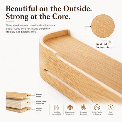 Key Holder Wall Mount with 5 Hidden Hooks Minimalis Key Hanger Rack Wood Modern Hollow Key Hook Mail Organizer Tray Shelf Home Decor for Entryway Furniture